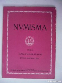 Bücher: NUMISMA. AÑO X. Año completo del núm 42 al 47.